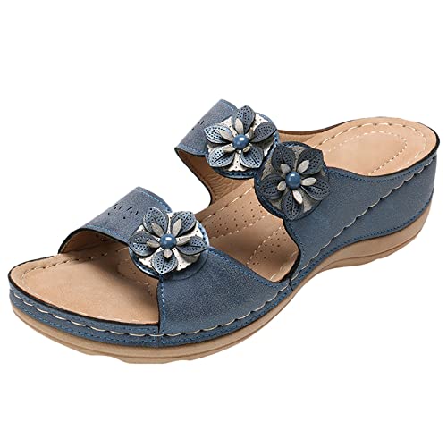 ETHKIA Sommerschuhe Damen Sandalen Sommer Elegant Sandale Damen Sommerschuhe Damen Schuhe Sport Stiefeletten Damen Mit Absatz Hiking Damen Sportschuhe von ETHKIA