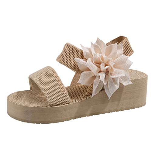 ETHKIA Sommerschuhe Geschlossene Sandalen Damen Bequem Barfuss Schuhe Damen Sommerschuhe Ballerina Schuhe Damen Outdoor Plateau Schuhe Damen Sommerschuhe Sport- & Outdoorsandalen für Damen von ETHKIA