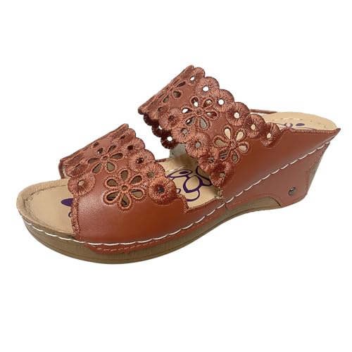 ETHKIA Sommerschuhe Geschlossene Sandalen Damen Elegant damen sneaker Sommerschuhe Tanzschuhe Damen Outdoor Schuhe Damen Stoßfest Sport- & Outdoorsandalen für Damen von ETHKIA