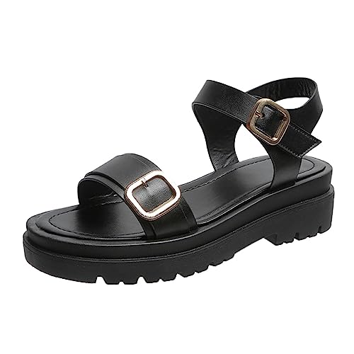 ETHKIA Sommerschuhe Orthopädische Sandalen Damen Elegant Hausschuhe Herren Sommerschuhe Flache Schuhe Für Damen Sport Sandaletten Damen Stoßfest Sport- & Outdoorsandalen für Damen von ETHKIA