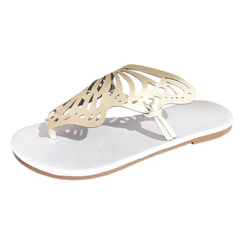 ETHKIA Sommerschuhe Plateau Sandalen Damen Elegant schuhe damen Sommerschuhe Tanzschuhe Damen Flach Outdoor Damen Schuhe Stoßfest Sport- & Outdoorsandalen für Damen von ETHKIA