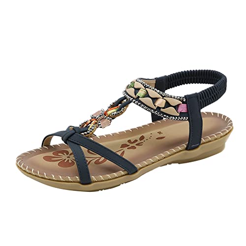 ETHKIA Sommerschuhe Sandalen Bequem Sommersandalen Sommerschuhe Sandaletten Damen Sport Sandaletten Damen Mit Absatz Hiking Damen Sportschuhe von ETHKIA