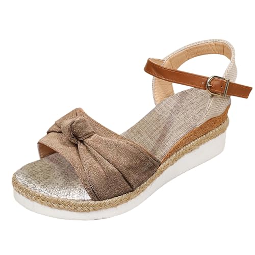 ETHKIA Sommerschuhe Sandalen Breite Füße Damen Bequem Damen Sandalen Sommer Sommerschuhe Ballerina Schuhe Damen Walking High Heels Hiking Leichte Sportschuhe Damen von ETHKIA