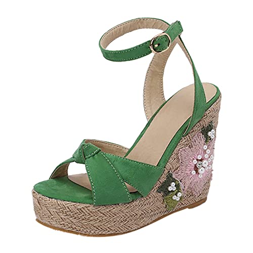 ETHKIA Sommerschuhe Sandalen Damen Mit Absatz Bequem Sommersandalen Damen Sommerschuhe Damen-Tanzschuhe Walking High Heels Sexy Hiking Damen Sportschuhe von ETHKIA