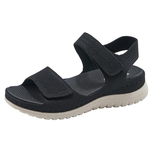 ETHKIA Sommerschuhe Sandalen Damen Mit AbsatzBequem barfuss schuhe damen Sommerschuhe Damenschuhe Sport Cowboy Stiefeletten Damen Stoßfest Sport- & Outdoorsandalen für Damen von ETHKIA