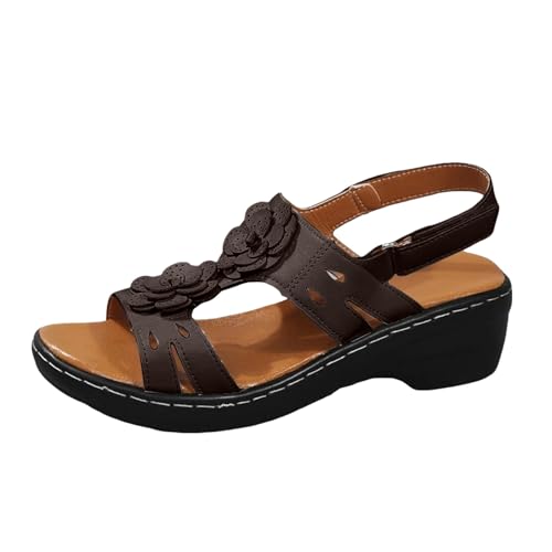 ETHKIA Sommerschuhe Sandalen Damen Mit AbsatzBequem sneaker damen Sommerschuhe Damenschuhe Sport Plateau Schuhe Damen Stoßfest Sport- & Outdoorsandalen für Damen von ETHKIA