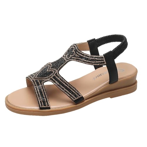 ETHKIA Sommerschuhe Sandalen Damen Mit AbsatzElegant schuhe herren Sommerschuhe Keilabsatz Schuhe Damen Outdoor Sandalen Damen Mit Absatz Stoßfest Sport- & Outdoorsandalen für Damen von ETHKIA