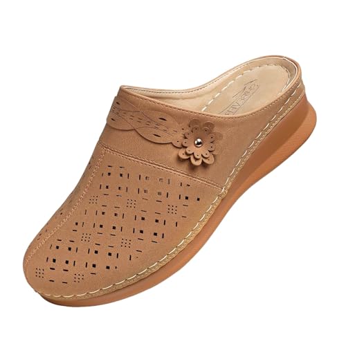 ETHKIA Sommerschuhe Sandalen Damen Sommer Bequem Bequem damen sneaker Sommerschuhe Ballerina Schuhe Damen Walking Ankle Boots Damen Stoßfest Sport- & Outdoorsandalen für Damen von ETHKIA