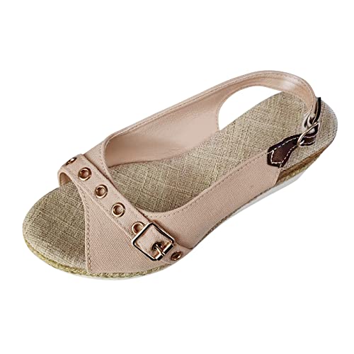 ETHKIA Sommerschuhe Sandalen Für Jungen Bequem Sandalen Damen Sommerschuhe Ballerinas Damen Trekking Cowboy Stiefeletten Damen Sommerschuhe Sport- & Outdoorsandalen für Damen von ETHKIA