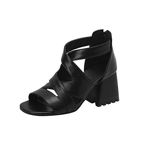 ETHKIA Sommerschuhe Sandalen Für Jungen Elegant Barfuss Schuhe Damen Sommerschuhe Damen Schuhe Walking Plateau Schuhe Damen Stoßfest Sport- & Outdoorsandalen für Damen von ETHKIA