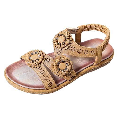 ETHKIA Sommerschuhe Sandalen Für Jungen Elegant Damen Schuhe Sommer Sandalen Sommerschuhe Sandaletten Damen Walking Keilabsatz Schuhe Damen Outdoor Sport Leichte Sportschuhe Damen von ETHKIA