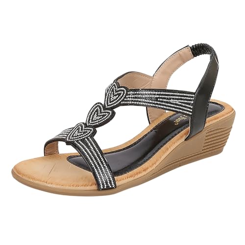 ETHKIA Sommerschuhe Sandalen Für Jungen Elegant Elegante Schuhe Damen Sommerschuhe Ballerina Schuhe Damen Walking High Heels Hiking Leichte Sportschuhe Damen von ETHKIA