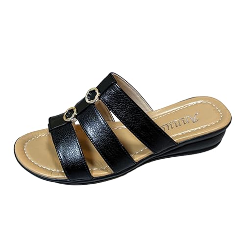 ETHKIA Sommerschuhe Sandalen Für JungenBequem pantoletten damen Sommerschuhe Tanzschuhe Damen Sport Stiefeletten Damen Stoßfest Sport- & Outdoorsandalen für Damen von ETHKIA