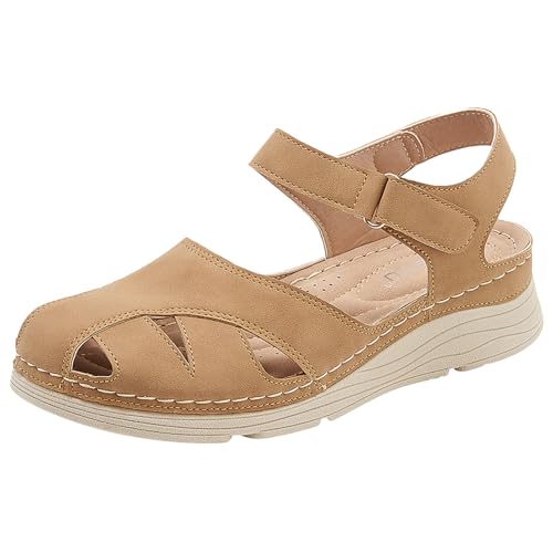 ETHKIA Sommerschuhe Sandalen Für JungenElegant Flip Flops Damen Sommerschuhe Damen Schuhe Walking Sandalen Damen Mit Absatz Stoßfest Sport- & Outdoorsandalen für Damen von ETHKIA