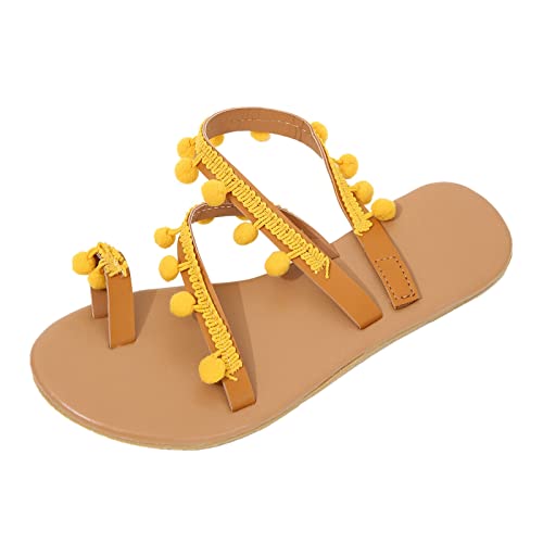 ETHKIA Sommerschuhe Sandalen Jungen Bequem Flip Flops Damen Sommerschuhe Damen Sandalen Trekking Ankle Boots Damen Stoßfest Sport- & Outdoorsandalen für Damen von ETHKIA