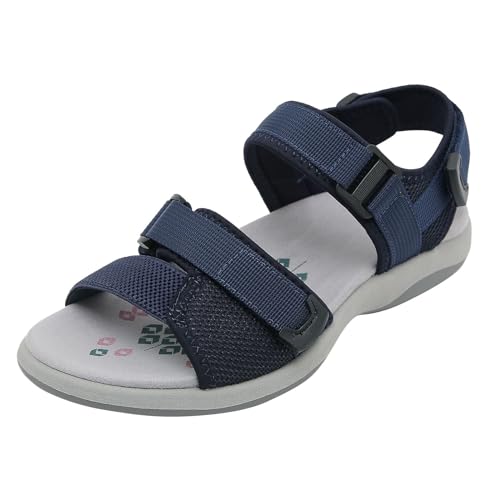 ETHKIA Sommerschuhe Sandalen Jungen Bequem Flip Flops Damen Sommerschuhe Damen Sandalen Walking Damen Stiefeletten Stoßfest Sport- & Outdoorsandalen für Damen von ETHKIA