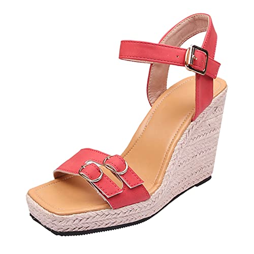 ETHKIA Sommerschuhe Sandalen Jungen Bequem Hausschuhe Damen Sommerschuhe Keilabsatz Schuhe Damen Hiking Schuhe Damen Sommerschuhe Sport- & Outdoorsandalen für Damen von ETHKIA