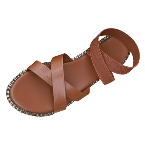 ETHKIA Sommerschuhe Sandalen Jungen Bequem Sandalen Damen Sommerschuhe Sandaletten Damen Trekking Damen Stiefel Stoßfest Sport- & Outdoorsandalen für Damen von ETHKIA