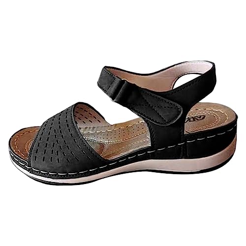 ETHKIA Sommerschuhe Sandalen Jungen Bequem barfuss schuhe damen Sommerschuhe Keilabsatz Schuhe Damen Hiking Stiefel Damen Hiking Sport- & Outdoorsandalen für Damen von ETHKIA