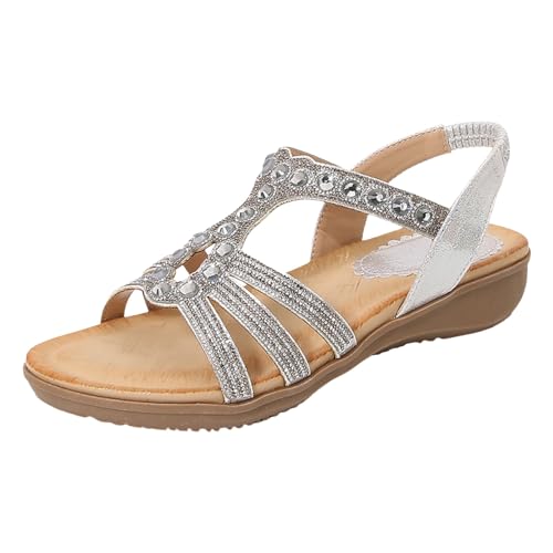 ETHKIA Sommerschuhe Sandalen Jungen Bequem damen sneaker Sommerschuhe Damen Sandalen Hiking Damen Schuhe Stoßfest Sport- & Outdoorsandalen für Damen von ETHKIA