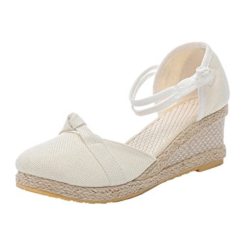 ETHKIA Sommerschuhe Sandalen Jungen Bequem hausschuhe Sommerschuhe Flache Schuhe Für Damen Outdoor High Heels Sexy Stoßfest Sport- & Outdoorsandalen für Damen von ETHKIA