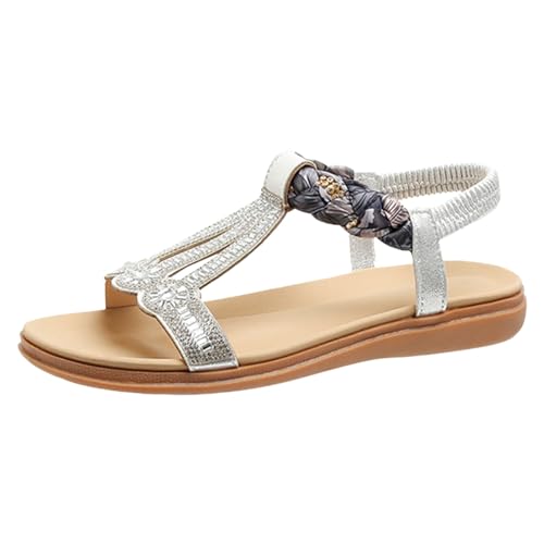 ETHKIA Sommerschuhe Sandalen Jungen Elegant Hausschuhe Damen Sommerschuhe Sport Keilabsatz Schuhe Damen Sommerschuhe Sport- & Outdoorsandalen für Damen von ETHKIA