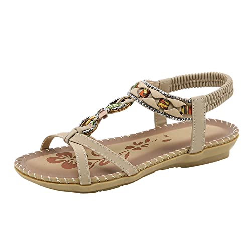 ETHKIA Sommerschuhe Sandalen Jungen Elegant Hausschuhe Herren Sommerschuhe Tanzschuhe Damen Flach Sport Brautschuhe Sommerschuhe Sport- & Outdoorsandalen für Damen von ETHKIA