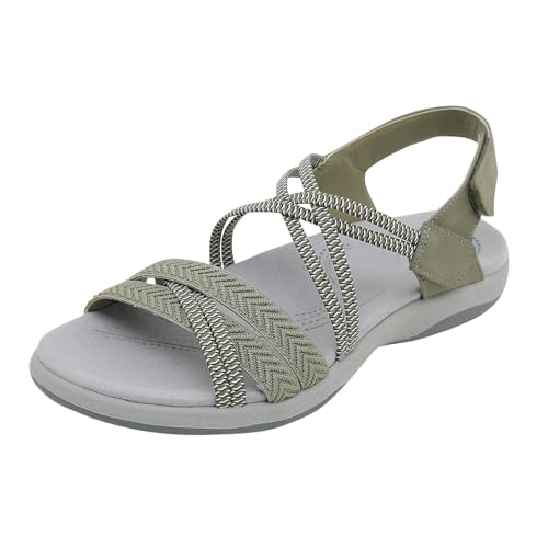 ETHKIA Sommerschuhe Sandalen JungenElegant Damen Sandalen Sommerschuhe Schuhe Breite Füße Outdoor Plateau Schuhe Damen Hiking Leichte Sportschuhe Damen von ETHKIA