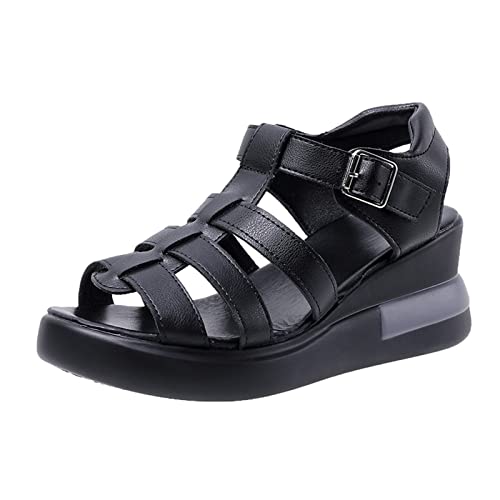 ETHKIA Sommerschuhe Sandalen Vorne Geschlossen Damen Bequem Damen Sandalen Sommer Sommerschuhe Sandaletten Damen Outdoor Stiefel Damen Hiking Sneaker & Sportschuhe Für Damen von ETHKIA