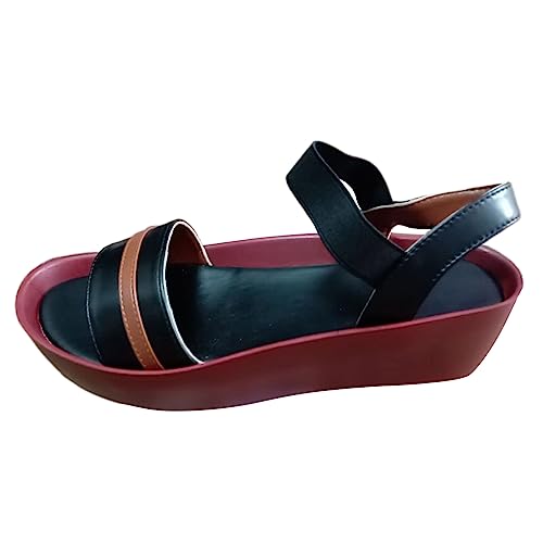 ETHKIA Sommerschuhe Sandalen & Slides Für Damen Bequem Hausschuhe Herren Sommerschuhe Sandaletten Damen Mit Absatz Hiking Stiefeletten Damen Stoßfest Sport- & Outdoorsandalen für Damen von ETHKIA