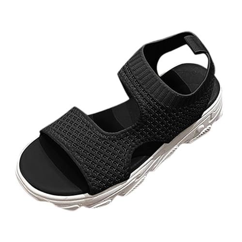 ETHKIA Sommerschuhe Sommer Sandalen Damen Bequem Sandalen Damen Sommerschuhe Flache Schuhe Für Damen Outdoor Damen Stiefeletten Stoßfest Sport- & Outdoorsandalen für Damen von ETHKIA