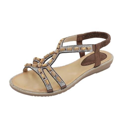 ETHKIA Sommerschuhe Sommer Sandalen Damen Bequem damen sneaker Sommerschuhe Schuhe Damen Sport Damen Schuhe Stoßfest Sport- & Outdoorsandalen für Damen von ETHKIA