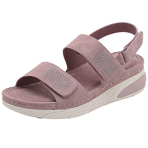 ETHKIA Sommerschuhe Sommer Sandalen Damen Elegant hausschuhe Sommerschuhe Damenschuhe Outdoor Stiefeletten Damen Sommerschuhe Sport- & Outdoorsandalen für Damen von ETHKIA