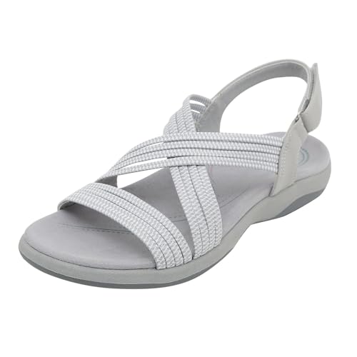 ETHKIA Sommerschuhe Zehentrenner Sandalen Damen Elegant sportschuhe herren Sommerschuhe Ballerina Schuhe Damen Outdoor Stiefeletten Damen Stoßfest Sport- & Outdoorsandalen für Damen von ETHKIA