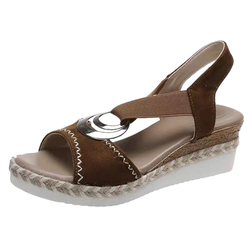 ETHKIA Sommerschuhe Sandalen Damen Sommer Bequem Bequem Badeschuhe Damen Sommerschuhe ﻿ Walking Boots Damen Stoßfest Sport- & Outdoorsandalen für Damen von ETHKIA