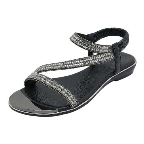 ETHKIA Sommerschuhe Sandalen Für Jungen Bequem clogs & pantoletten für damen Sommerschuhe Keilabsatz Schuhe Damen Sport Stiefel Damen Stoßfest Sport- & Outdoorsandalen für Damen von ETHKIA