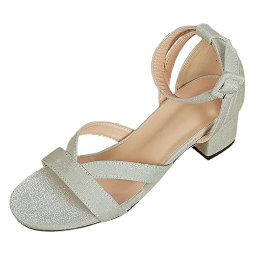 ETHKIA Sommerschuhe Sandalen Jungen Bequem Badeschuhe Damen Sommerschuhe Ballerinas Damen Hiking High Heels Sexy Stoßfest Sport- & Outdoorsandalen für Damen von ETHKIA