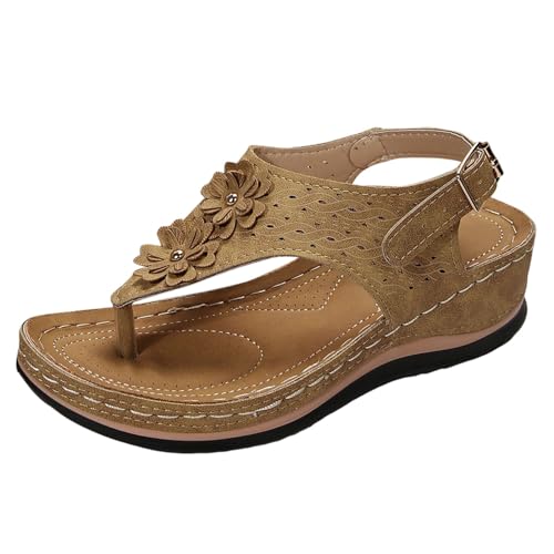 Sommerschuhe Sandalen Jungen Bequem Clogs & Pantoletten für Damen Sommerschuhe Ballerinas Damen Walking Damen Stiefeletten Stoßfest Sport- & Outdoorsandalen für Damen von ETHKIA