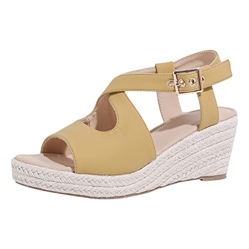 ETHKIA Sommerschuhe Sandalen Jungen Bequem pantoletten damen Sommerschuhe Damen-Tanzschuhe Walking Schuhe Damen Stoßfest Sport- & Outdoorsandalen für Damen von ETHKIA