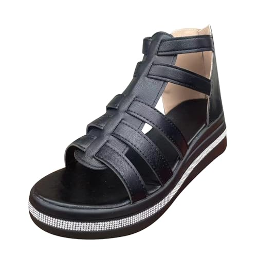 Sommerschuhe Sandalen Jungen Elegant Badeschuhe Damen Sommerschuhe Sandaletten Damen Mit Absatz Sport Damen Stiefel Stoßfest Sport- & Outdoorsandalen für Damen von ETHKIA