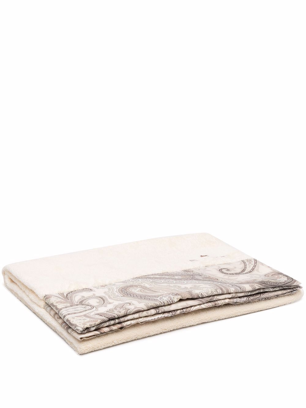 ETRO HOME Badetuch mit Paisley-Print - Weiß von ETRO HOME