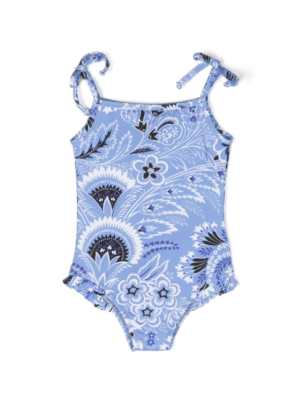 ETRO KIDS Badeanzug mit Blumen-Print - Blau von ETRO KIDS