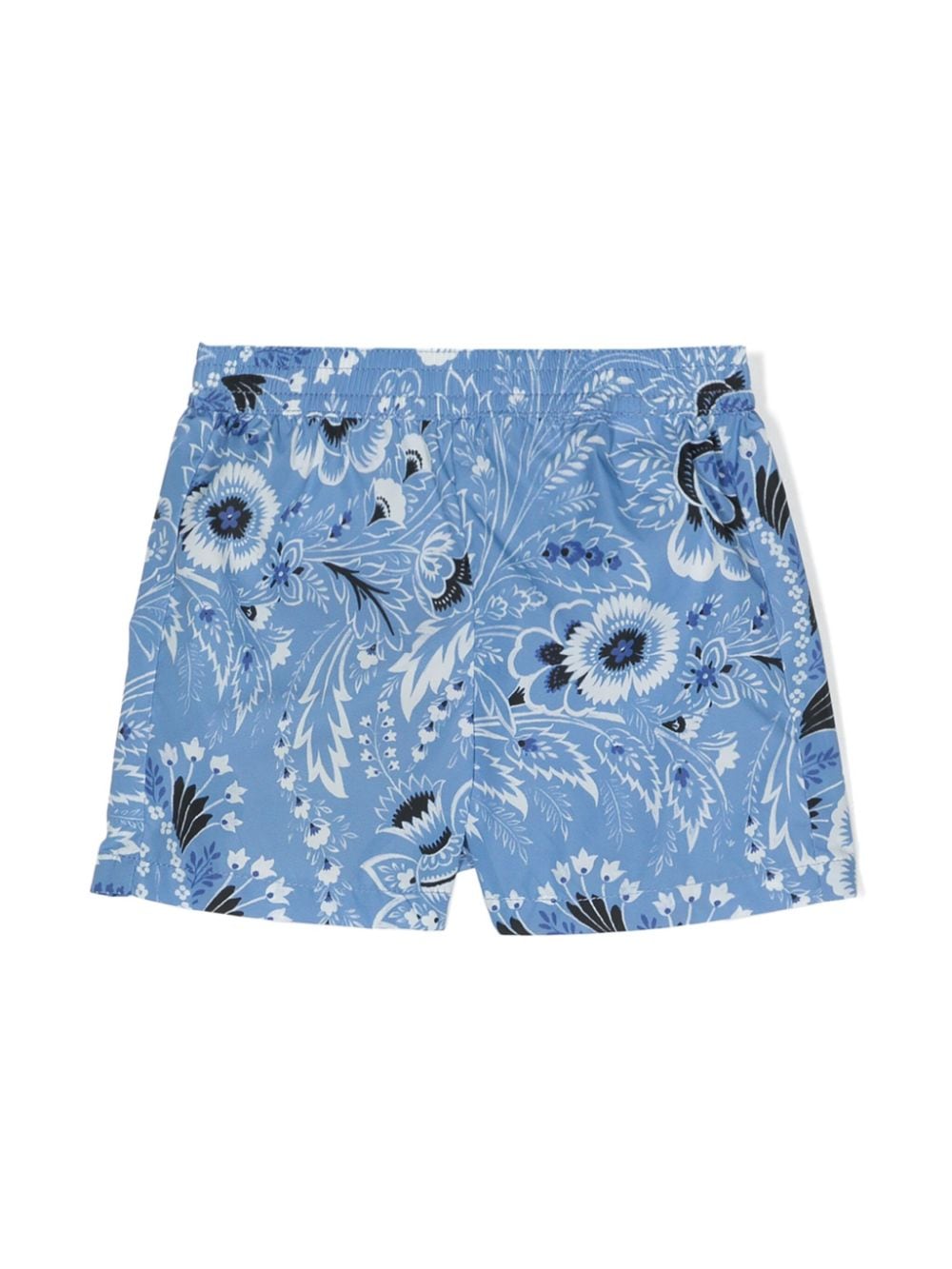 ETRO KIDS Badeshorts mit Blumen-Print - Blau von ETRO KIDS