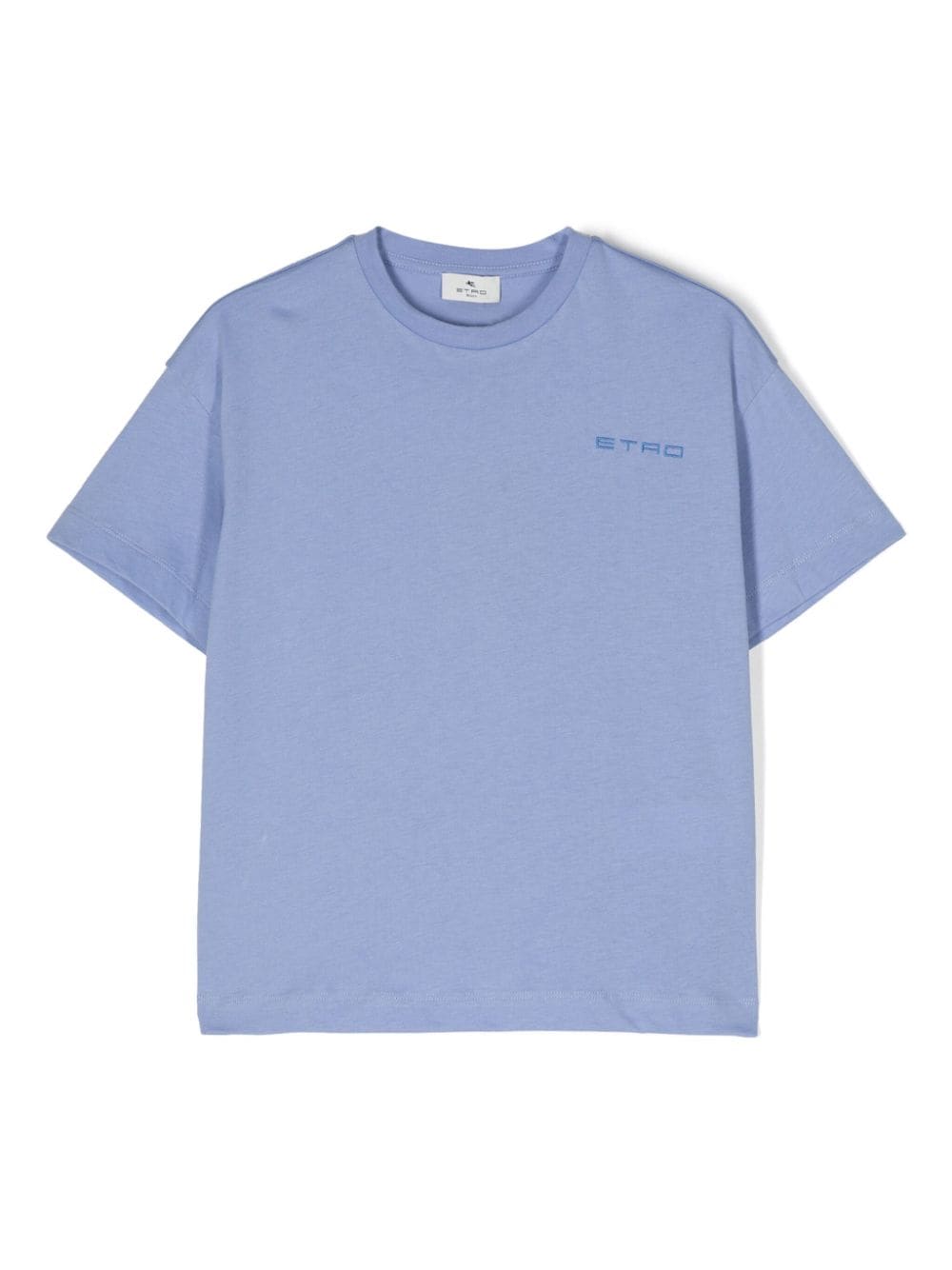 ETRO KIDS T-Shirt mit Logo-Stickerei - Blau von ETRO KIDS