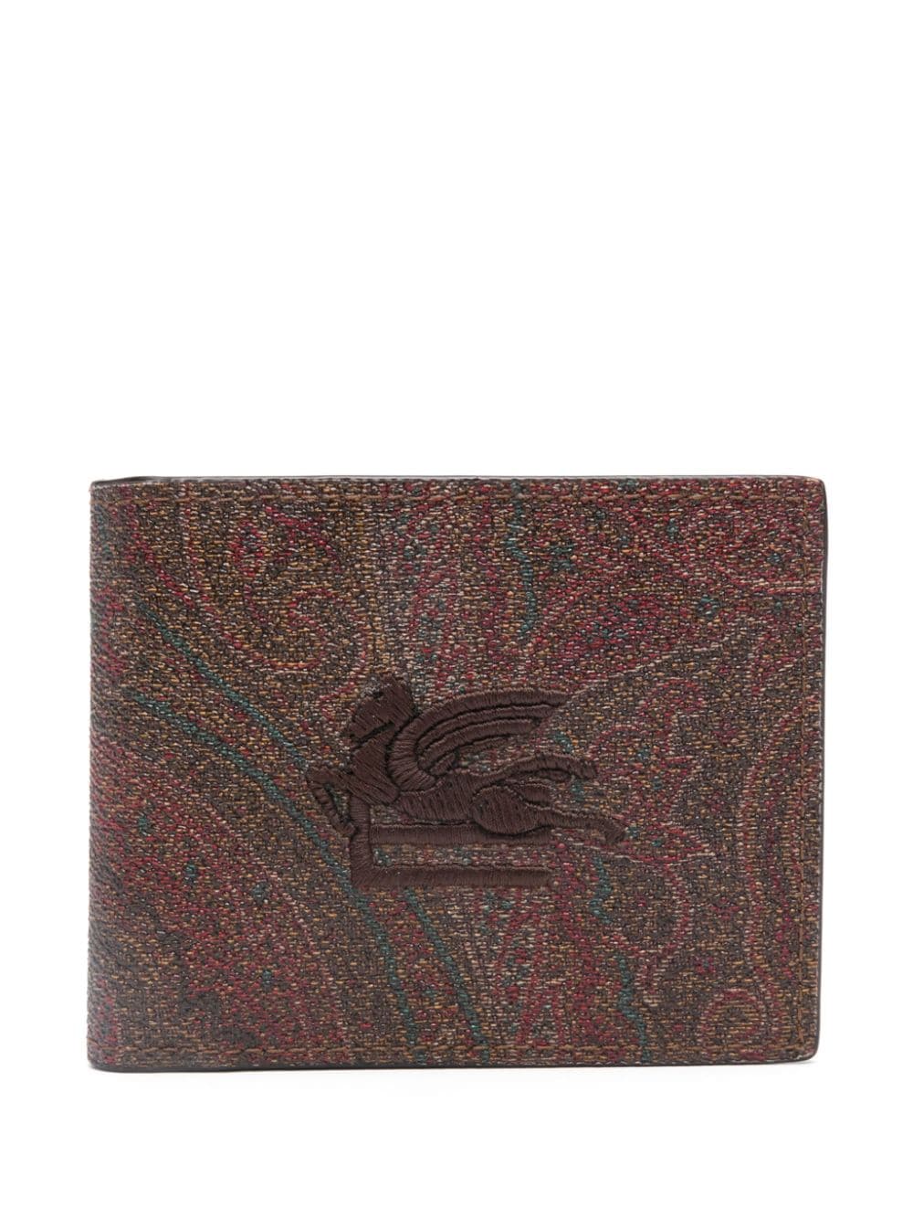 ETRO Portemonnaie mit Pegaso-Print - Braun von ETRO