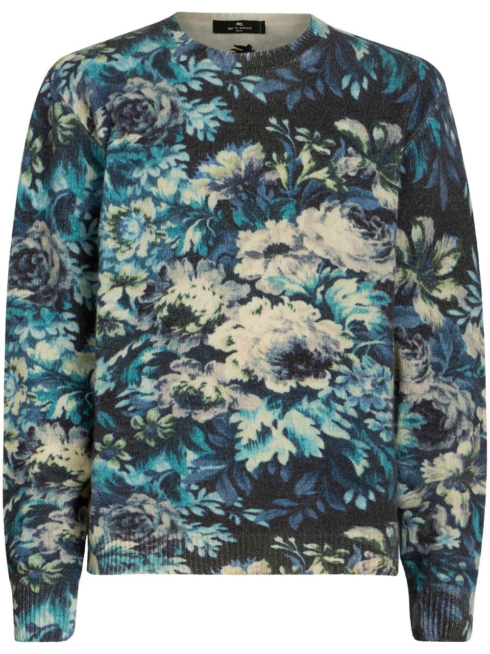 ETRO Pullover mit Blumen-Print - Blau von ETRO