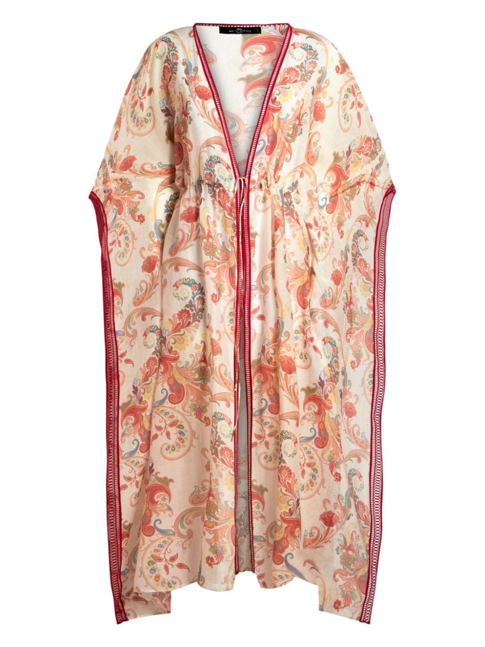 ETRO paisley-print kaftan dress - Weiß von ETRO