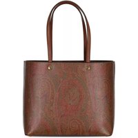 Etro Crossbody Bags - Shopper mit Paisley-Muster aus Leder 4810413794953 - Gr. unisize - in Braun - für Damen von ETRO