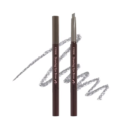 Etude House Drawing Eye Brow 0.25g #5 Grau 21AD | langanhaltender Augenbrauenstift | Augenbrauen Make-up im täglichen Look natürlich mit weicher Textur | K-Beauty von ETUDE