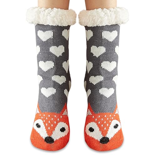 EUPSIIU 1 Paar warme Damen Socken Hüttensocken Kuschelsocken, Wintersocken mit Anti Rutsch Noppen, Stoppersocken flauschige socken, damen Pantoffelsocken, Warme Wintersocken, Einheitsgröße (Orange) EUPSIIU 1 Paar warme Damen Socken Hüttensocken Kuschelsocken, Wintersocken mit Anti Rutsch Noppen, Stoppersocken flauschige socken, damen Pantoffelsocken, Warme Wintersocken, Einheitsgröße (Orange) von EUPSIIU
